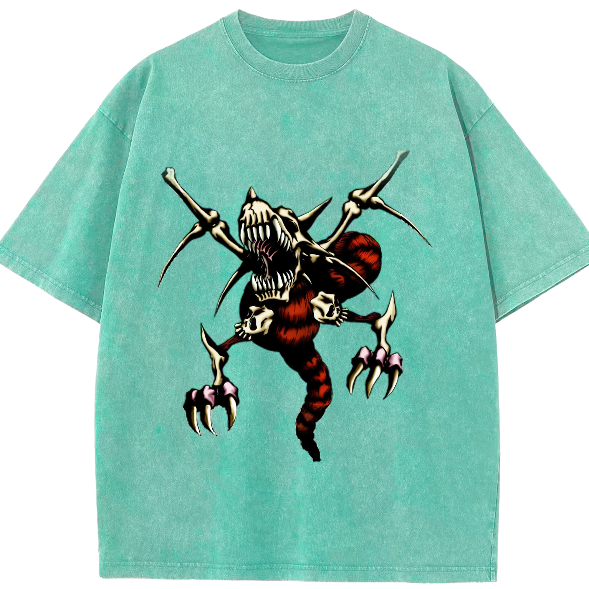 （画像用） 遊☆戯☆王 Yu-Gi-Oh! 綿100% ヴィンテージ風 半袖Tシャツ（フロントプリント）